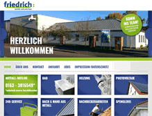 Tablet Screenshot of friedrich-ab.de